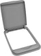Rev-A-Shelf 50 Qt Under Sink Garbage Can Lid for Base Kitchen and Bathroom Cabinet, Replacement Plastic Trash Bin Lid Only, Silver, RV-50-LID-17-1...