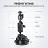 Neewer Suction Cup Mount for iPhone GoPro Action Camera with Magic Arm & 360° Pan 90° Tilt Ball Head, Quick Buckle Lock Outside Windshield Car Mou...
