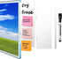 1 pc Dry Erase Monitor Memo Board, Magnetic Dry Erase Multifunction Whiteboard Monitor Side Panel, Desktop Memo Board with a Pen (1)...