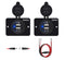 arfour 12V QC3.0 Dual USB Socket Waterproof dustproof Power Charger USB for Cell Phone Tablet Light......