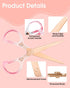 Scissors, Clear Acrylic Stainless Steel Scissors,Office Professional Shears for Home School Office DIY Craft Sewing Fabric Cutting General Use?2PC...