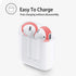(Fit in Case)Silicone Protecitve Tips Ear Skins and Covers Replacement Anti Slip Soft eartips Compatible with Apple AirPods 1 & 2 or EarPods Headp...