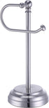 SunnyPoint Heavy Weight Classic Decorative Metal Fingertip Towel Holder Stand for Bathroom, Kitchen, Vanity and Countertops. (Brush Chrome, 13.5" ...