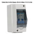 1000V 25A DC Disconnect Switch Solar PV DC Isolation Switch Miniature Circuit Breaker Overvoltage Overload IP65 Waterproof Distribution Box...