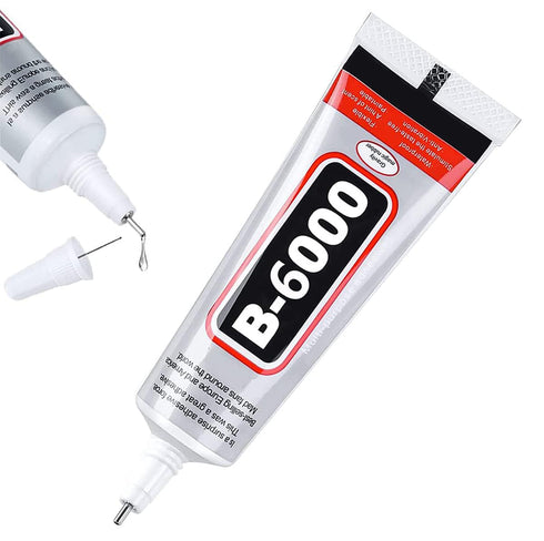 B6000 Jewelry Glue Clear Rhinestone, Inlay Glue, Pendant Adhesive, Sdintar Craft Adhesive Glue with Precision Tip Multifunctional Fabric Glue (25,...