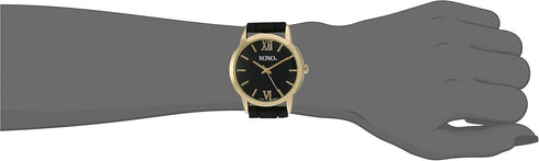 XOXO Women's Quartz Metal and Rubber Watch, Color:Black (Model: XO8101)...
