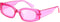 FEISEDY Retro Rectangle Sunglasses Women Men Vintage 90s Small Glasses Thick Narrow Fashion Y2K Plastic Glasses B2462...