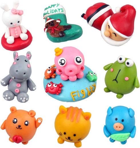 CiaraQ Small Modeling Clay Set, 32 Colors Safe & Non-Toxic Oven Bake Polymer Clay Starter Kit for Kids/Beginners...