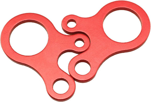 20PCS Red Snail Shaped Three Hole Multi Purpose Rope Buckle Windproof Buckle Anti Slip Tightening Bundling Buckle Canopy Rope Buckle Adjustment Pi...