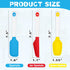 Webake Mini Silicone Spatula Set, Non-Stick Small Spatulas with Sturdy Handle, Nice for Small Jars and Cans, Mixing, Cooking and Baking, Heat Resi...