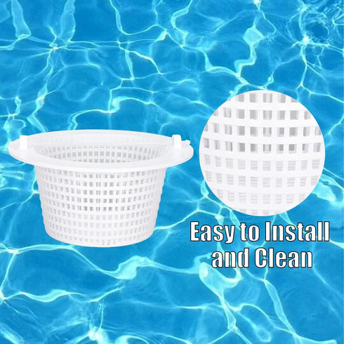 Pool Skimmer Basket, 2pcs Filter Skimmer Replacement Parts Swimming Basket Compatible with Haywar-d SP1091WM Above Ground Pool Skimmer Baskets for...