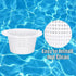 Pool Skimmer Basket, 2pcs Filter Skimmer Replacement Parts Swimming Basket Compatible with Haywar-d SP1091WM Above Ground Pool Skimmer Baskets for...