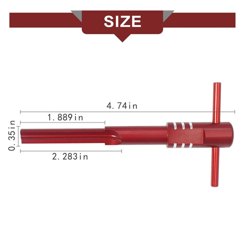 Motorcycle 944 Ignition Switch Housing Alignment Tool Kit Compatible with Harley FLH/T 2014-2020 (Red)...