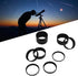 M48 Astronomical Extension Tube Kit, M48X0.75 Spacing Troubleshooting Length Extension Tube Kit for Astronomical Telescope Photography...