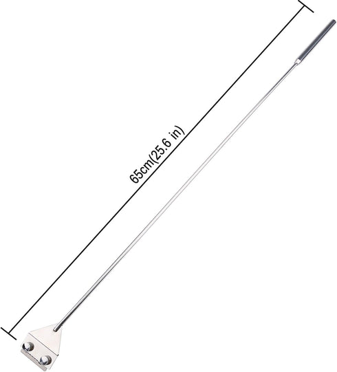Katfort Aquariums Glass Scraper, 25.6inch/65cm Fish Tank Algae Scraper, Aquarium Scraper for Glass Tanks, Stainless Steel Cleaning Tool Kit with 1...