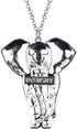 BONSNY Signature Africa Wildlife Collection SUNRISE Jungle Safari Wild Elephant Enamel Pendant Necklace...