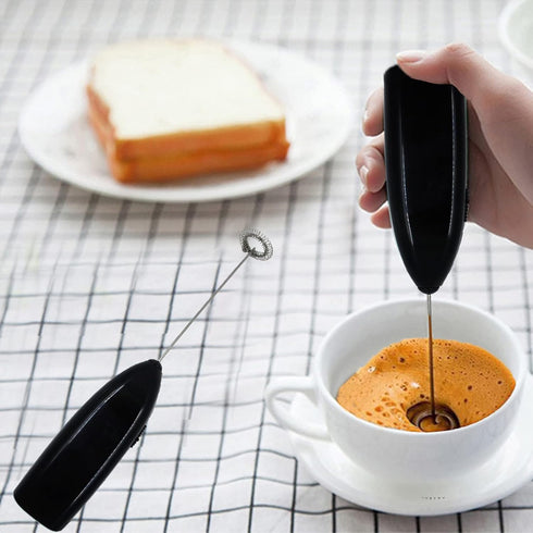 Milk Frother Handheld for Coffee,Foam Maker,Electric Whisk Drink Mixer for Lattes, Cappuccino, Frappe,Matcha, Hot Chocolate Egg, Mixer Multi-Purpo...