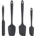 U-Taste Silicone Spatula Set with 600 Degrees Fahrenheit Heat Resistant (Black)...
