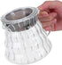 Fdit Transparent High Borosilicate Glass Coffee Pot Exquisite Coffee Maker Kettle Teapot Supply with Rubber Cover for Home Hotel Office(1#) Coffee...
