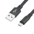 Short Micro USB Fast Charging Cable 0.9in, Flat Cord USB A to Micro USB Charging and Data Sync Cable, Portable Buckle Design,for Power Bank, Phone...
