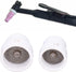 2Pcs TIG Welding Cup Welding Torch Cup Ceramic Nozzle Accessory Kit for WP9/17/18/20/25/26 (White)...