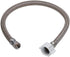 EZ-Fluid 20-Inch x 3/8 Female Compression Thread x 7/8 Toilet Water Supply Connector Line Braided Stainless Steel, Toilet Supply Line (Pack 1)...