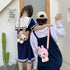Cartoon Small Crossbody Bag for Teen girls Silicone Bunny Rabbit Purse Handbag Kids Waterproof Shoulder Bag...