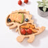 Bamboo baby Plate SET BOX with Suction Sustainable and Safe: Baby plate with Spoon for dinner Eco-Friendly BPA Free (dinosaur)...