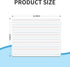 2pack 9x12 inches Dry Erase Board Lapboard Reusable Lined Erasable Ruled Writing Note Pad Lapboard, Blank Whiteboard on Reverse Mini Whiteboard, S...