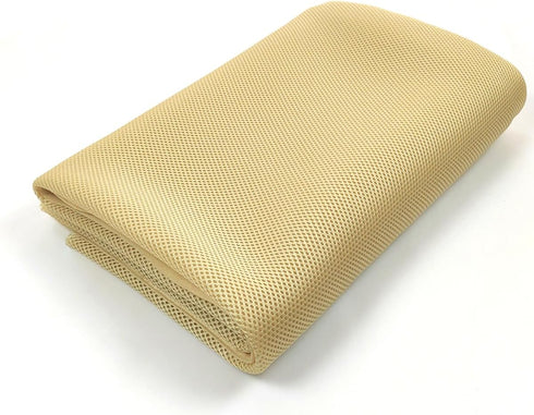 Speaker Grill Cloth Stereo Mesh Fabric for Speaker Repair, Yellow - 55 x 40 in / 140 x 100 cm...