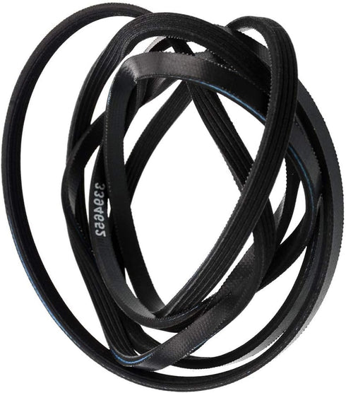 3394652 Dryer Drum Belt for Whirlpool Sears Dryers Replaces 2946614, 2823, 345675, 4319392, 8066064, AH345337