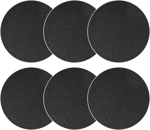 HQRP 6-Pack Charcoal Filters for Compost Bucket 6.7 Inch Round Compost Bin Filter for Kitchen Countertop Pail...