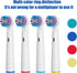 Toothbrush Replacement Heads Compatible with Oral B Braun?Pack of 16 Professional Electric Toothbrush Heads for Oral-B 7000/Pro 1000/9600/ 5000/30...