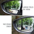 Blind Spot Mirror, Rectangle Adjustable Car Auxiliary Universal Wide Angle Mirror for Universal Cars (Adhesive, 2pcs)...