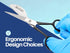 Applique Pelican Duckbill Blade - Double Bent Curved Offset Handle Scissors for Embroidery, Fabric, Arts & Craft by Artman Instruments (4.5 Inch)...