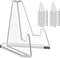 Card Display Stand, 20 Pack Small Easel Stand, Acrylic Picture Holder Stands, for Challenge Coin Graded Card Sports Card Trading Card PSA Card Bas...