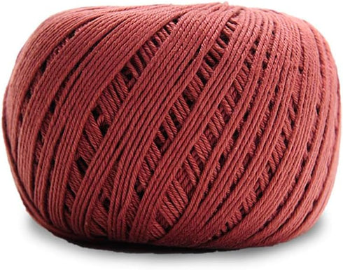 Circulo Amigurumi Yarn, 100% Mercerized Brazilian Virgin Cotton - Cotton Yarn for Crocheting and Knitting, Soft Yarn, Brown Yarn Art - Sport Weigh...