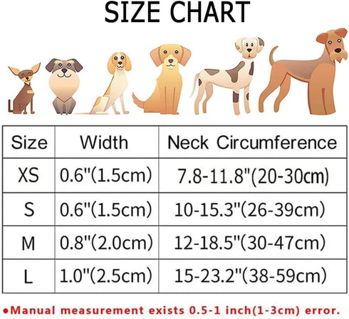 Moonpet Dog Collars for Puppy X-small Small Medium Large Dogs - Unisex Cute Design Boys Girls Dog Pet Collar Soft Adjustable Bohemia Fancy Floral ...