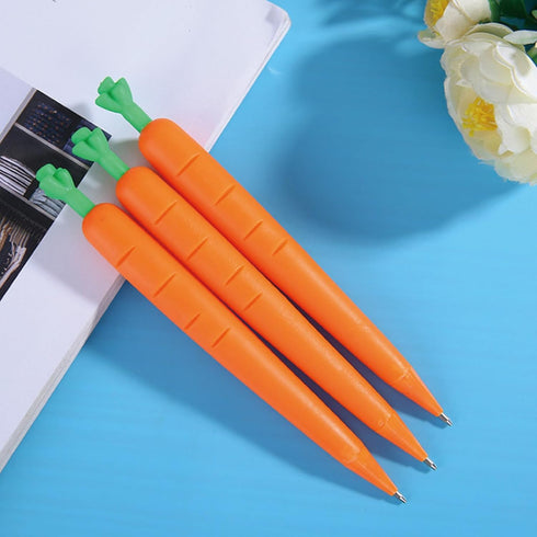 4 Pcs Mechanical Pencils 0.5mm Cute Carrot Mechanical Pencil Kawaii Cartoon Carrot Pencils Office School Pencil for Kids Students Girls Women Boys...
