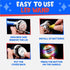 Toysery Spinning Light Up Toy Magic Wand for Kids, LED Light Up Wand Toy for Boys and Girls. Provides Thrilling Light Show Autism Sensory Toys...