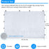 Canopy Tent Sidewalls for 8×8 Pop Up Canopy, Instant Canopy SunWall with Waterproof and UV Protection Layer, Straight Leg Canopy Shade Wall, 1 Pac...