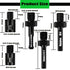 1pcs Angle Grinder Adapter Different Thread Diamond Core Bits Drill Grinder Cutter 5/8-11 female to M14 male....