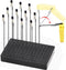 Model Painting Stand Base Holder and 12PCS Bendable Alligator Clip Stick Set Modeling Tools for Airbrush Hobby Model Parts...