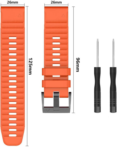 ISABAKE Band for Garmin Fenix 6 Pro Fenix 5 Plus, Quick Fit 22mm Replacement Bands,Compatible with Fenix 6 Fenix 5 Forerunner 935 Forerunner 945 A...