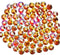 1000 Pieces Hot Fix Glass Flatback Rhinestones HotFix Round Crystal Gems (Golden Sun, SS20)...