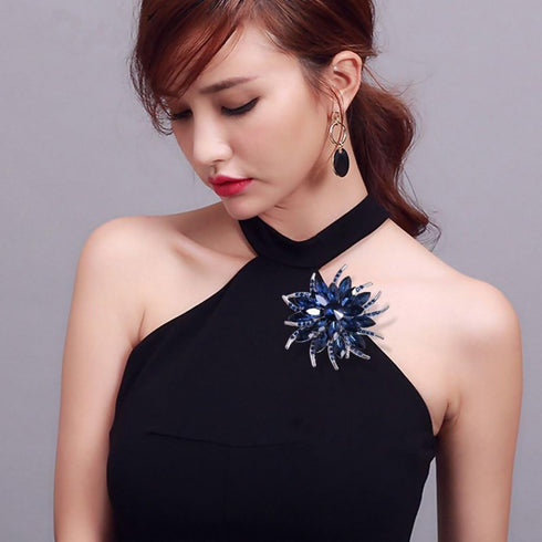 Flower Brooches for Women Brides Created Crystal Brooch | Flower Pins for Clothes | Bouquet Brooches Flower Pin | Brooches for Women Dress | Jewel...