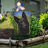 Black German Shepherd Dog Garden Flag Banner 12 x 18 Inch Decorative Garden Flag for Outdoor Lawn and Garden Home Décor Double-Sided...