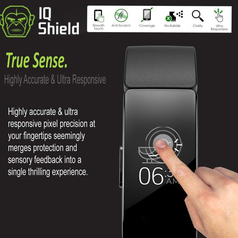 IQShield Screen Protector Compatible with Fitbit Inspire HR (Fitbit Inspire)(6-Pack)(Full Coverage) Anti-Bubble Clear TPU Film...