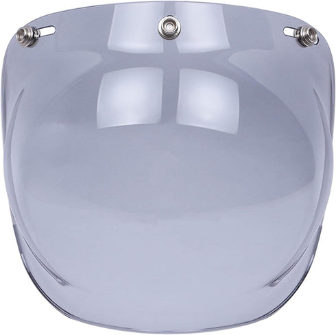 Motorcycle Helmet Bubble Shield Visor (Light Smoke)...