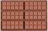 Silicone Chocolate Candy Bar Molds, Rectangle Wax Melt Molds for Lover Mothers Fathers Day DIY Chocolate Molds Gift (6 Cell 10 Section)...